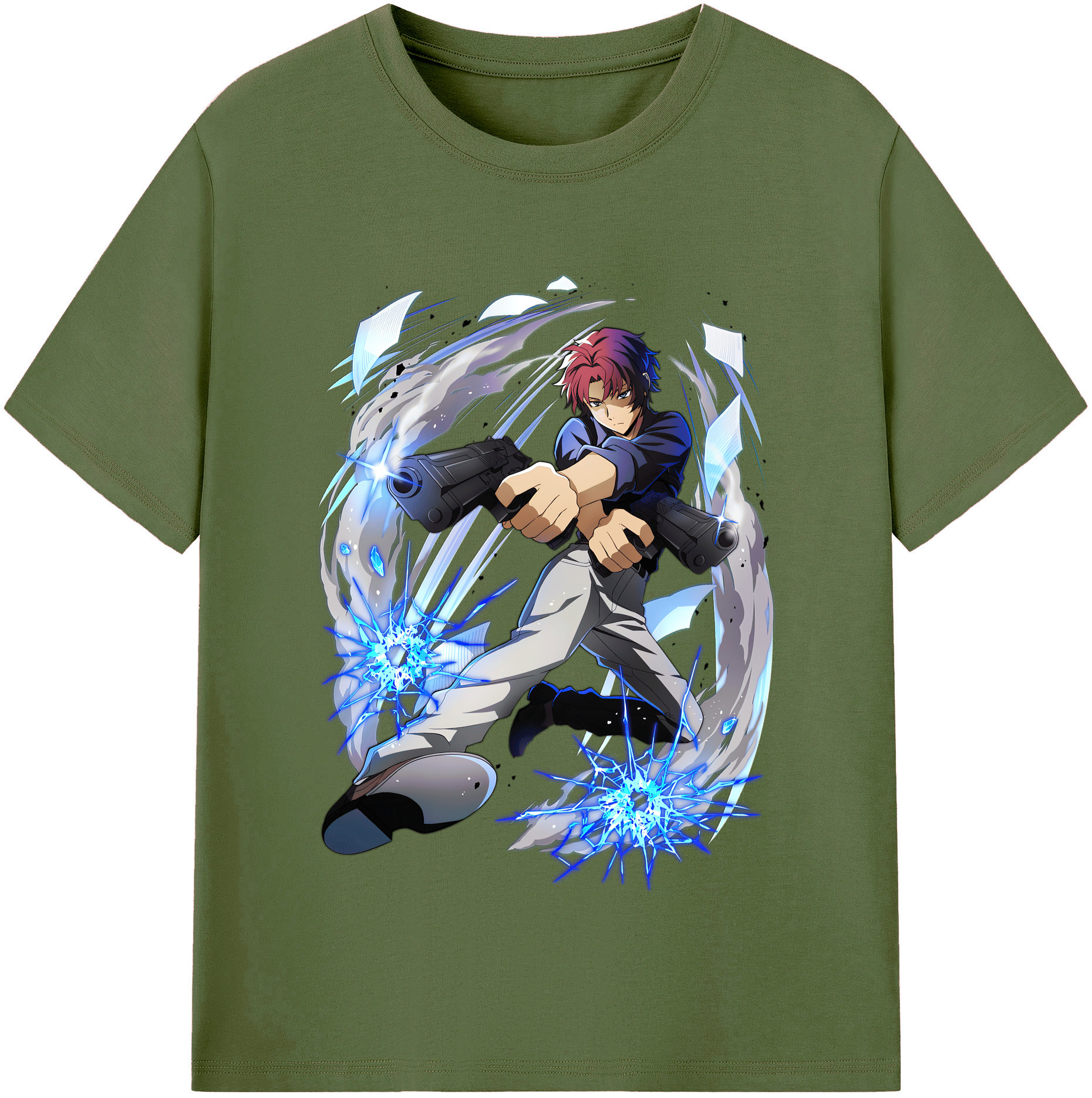 （画像用） 文豪ストレイドッグス Bungo Stray Dogs 綿100％半袖Tシャツ（フロントプリント）